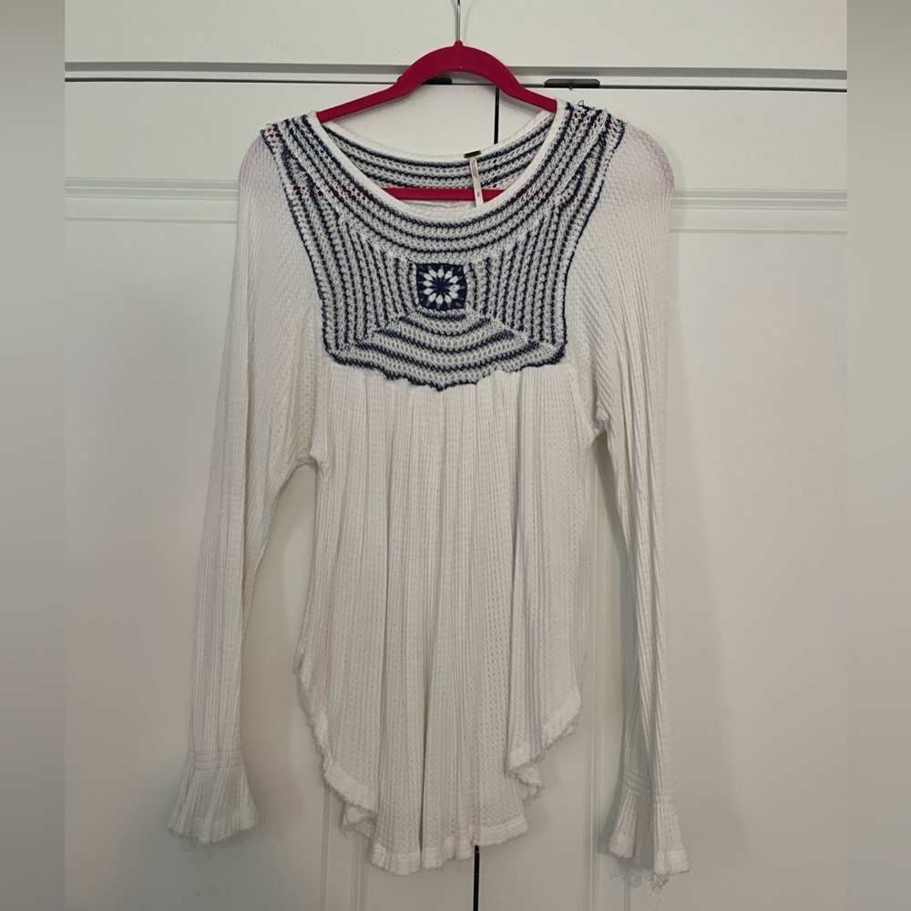 Free People - Soul Mate Peasant Blouse. GUC. Size S.